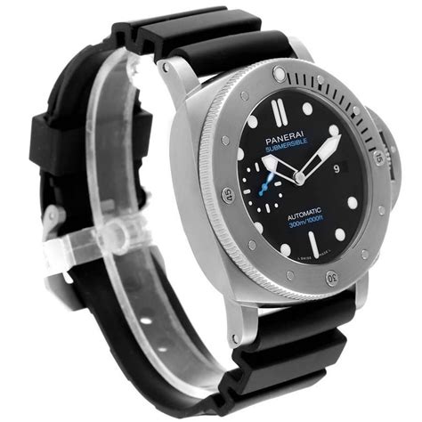 panerai box weight|Panerai submersible titanio.